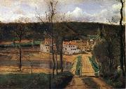 The houses of cabassud, Corot Camille